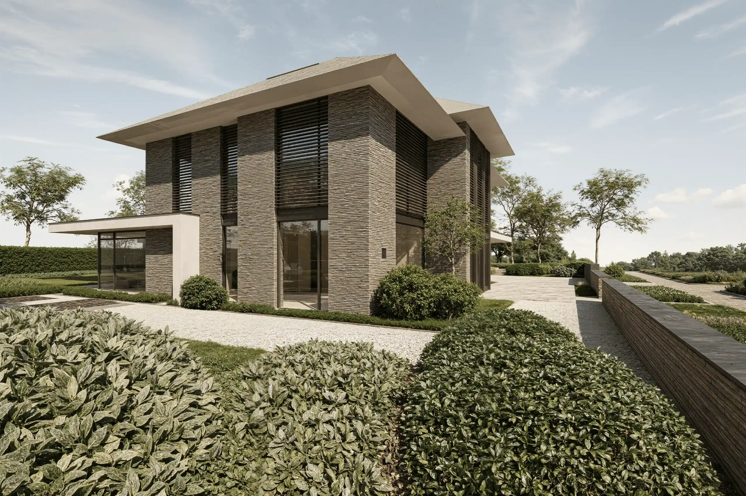 Moderne villa met karakter