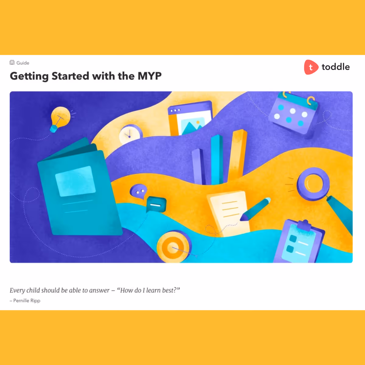 Getting Started with the MYP