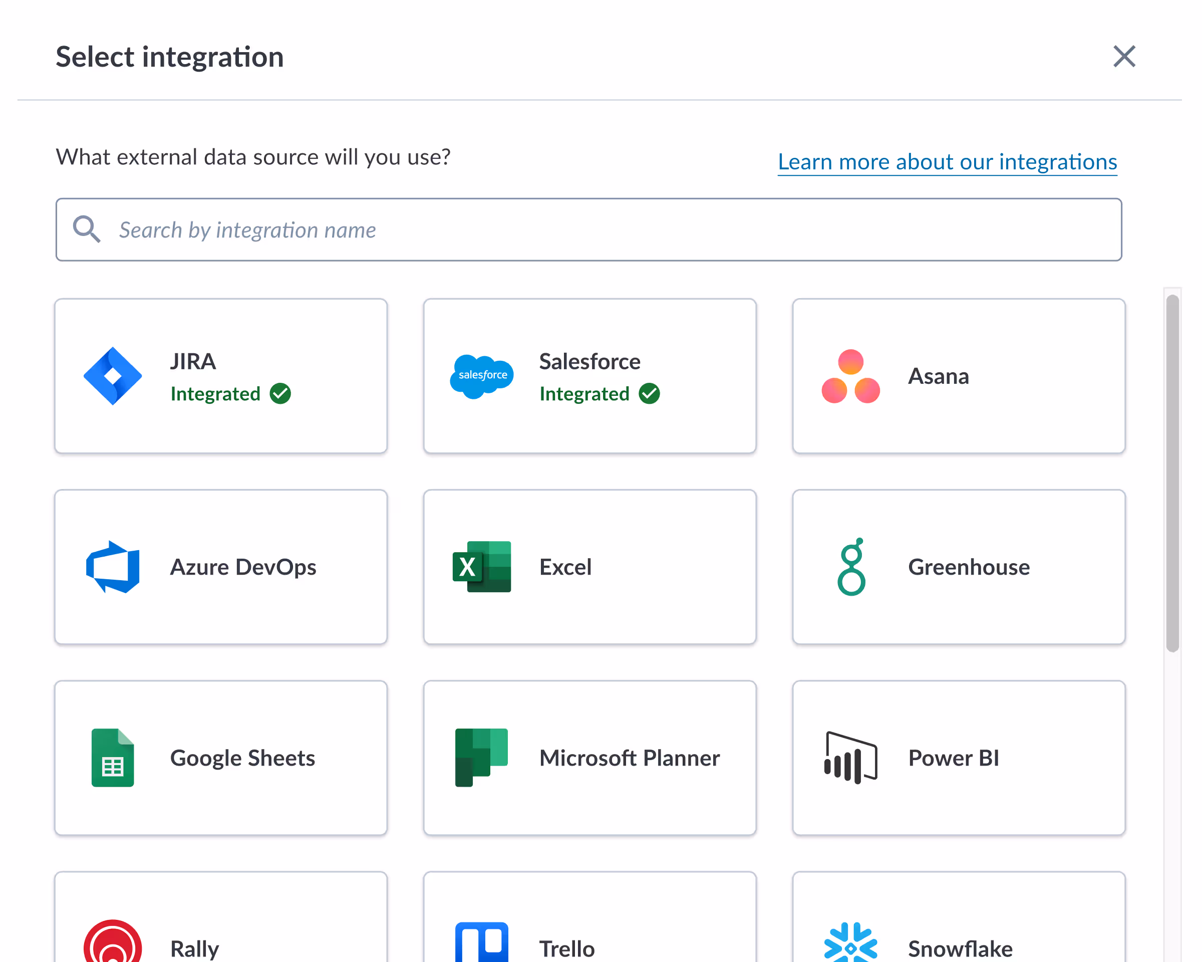 WorkBoardAI integrations