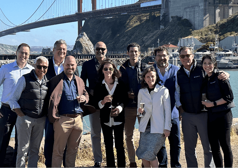 team and clients in the US image