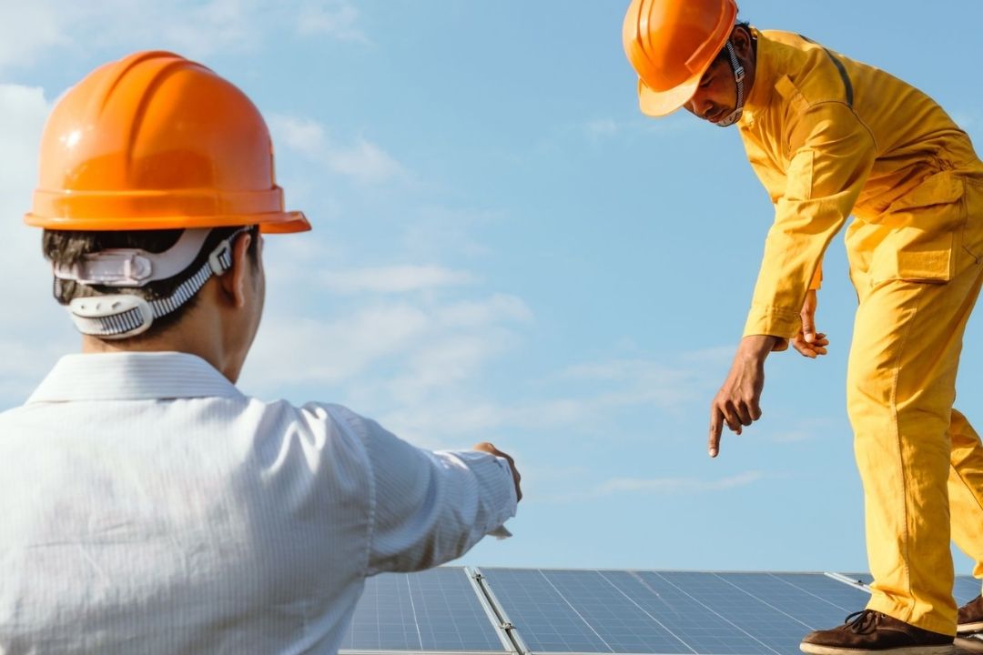 Dakinspectie zonnepaneel