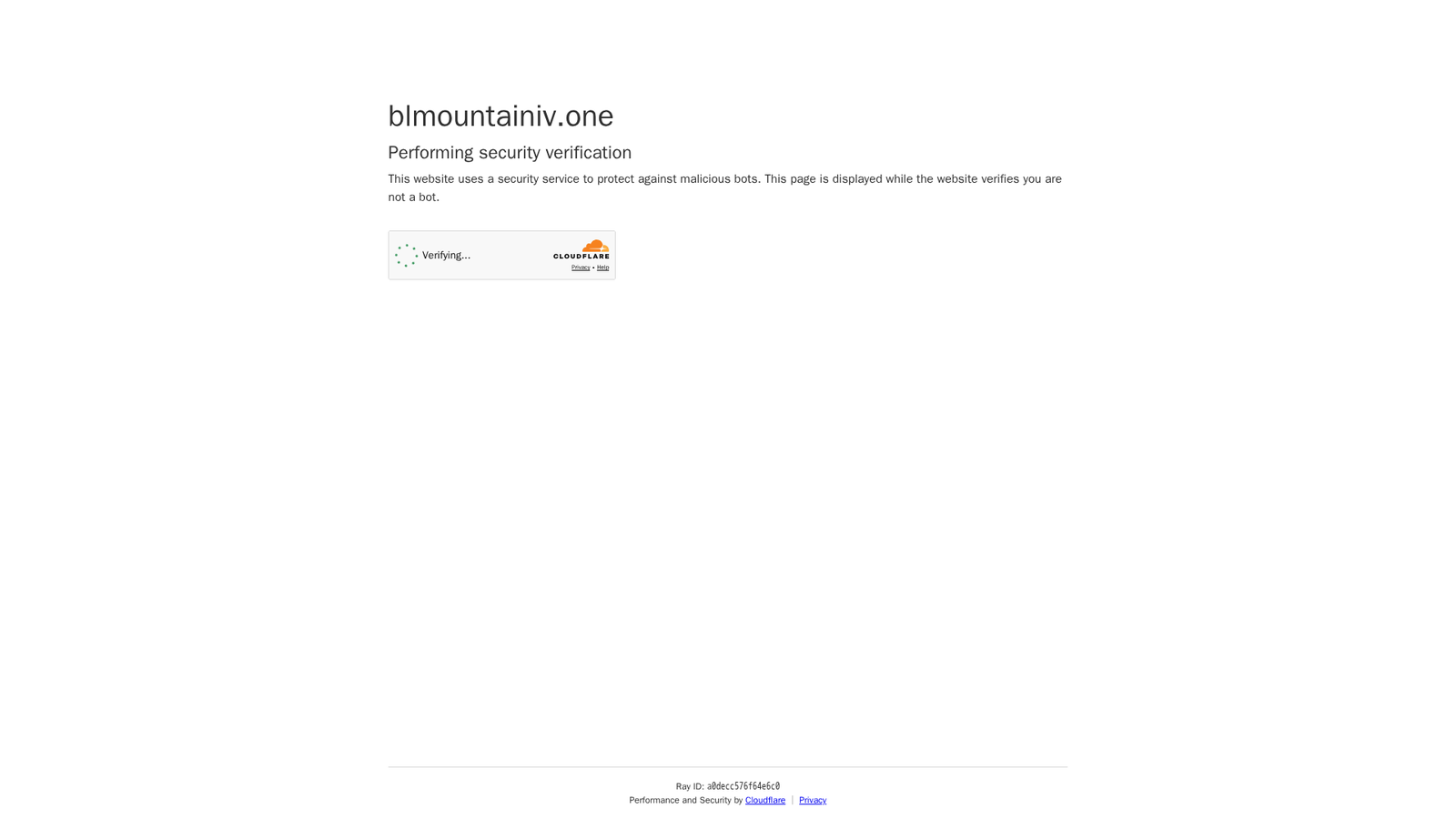 Figure 1. Cloudflare Turnstile gate on blmountainiv[.]one. Headless browsers and automated crawlers see only this verification screen; the payload is never served.