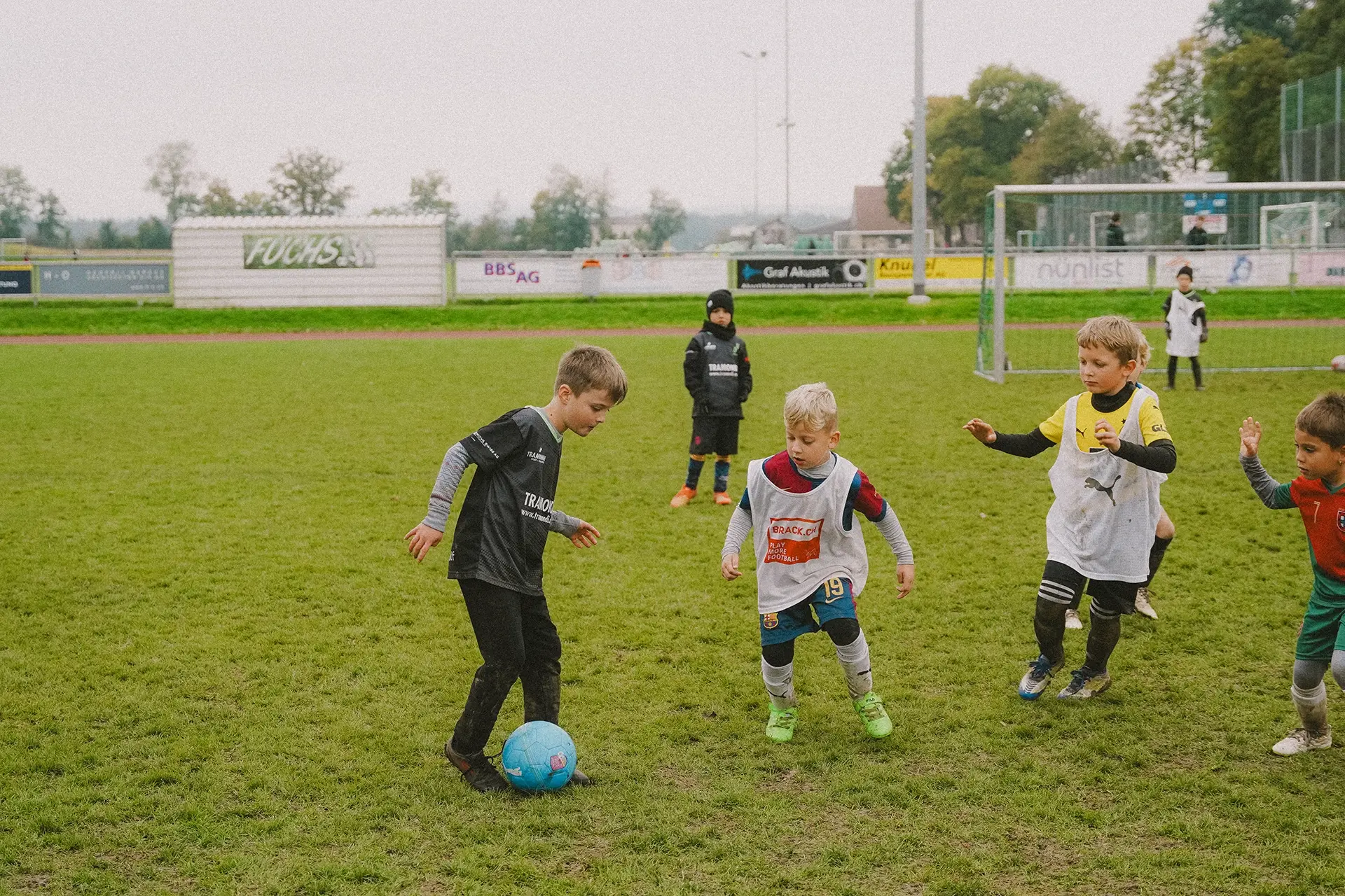 image of a teacher interacting with students using digital tools (for an edtech)