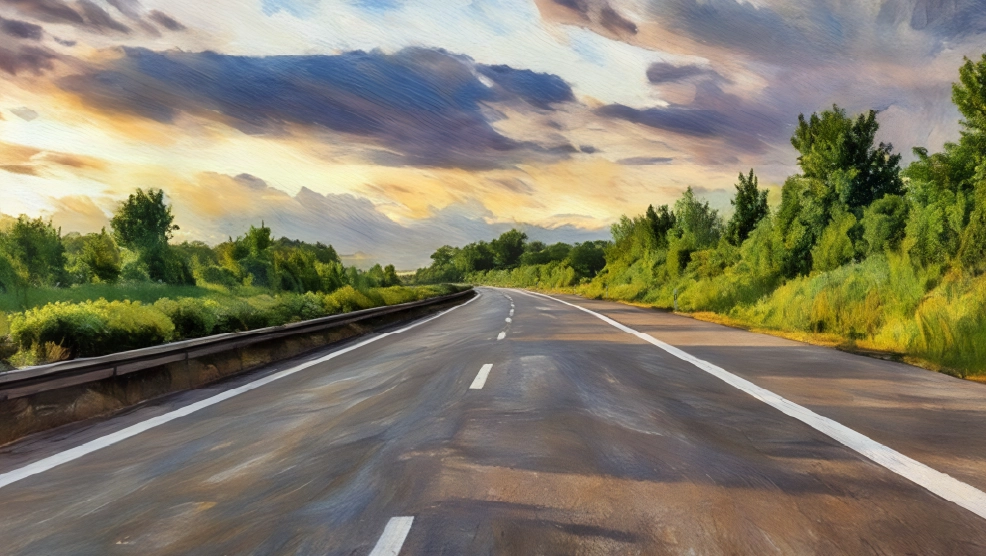 Open country road