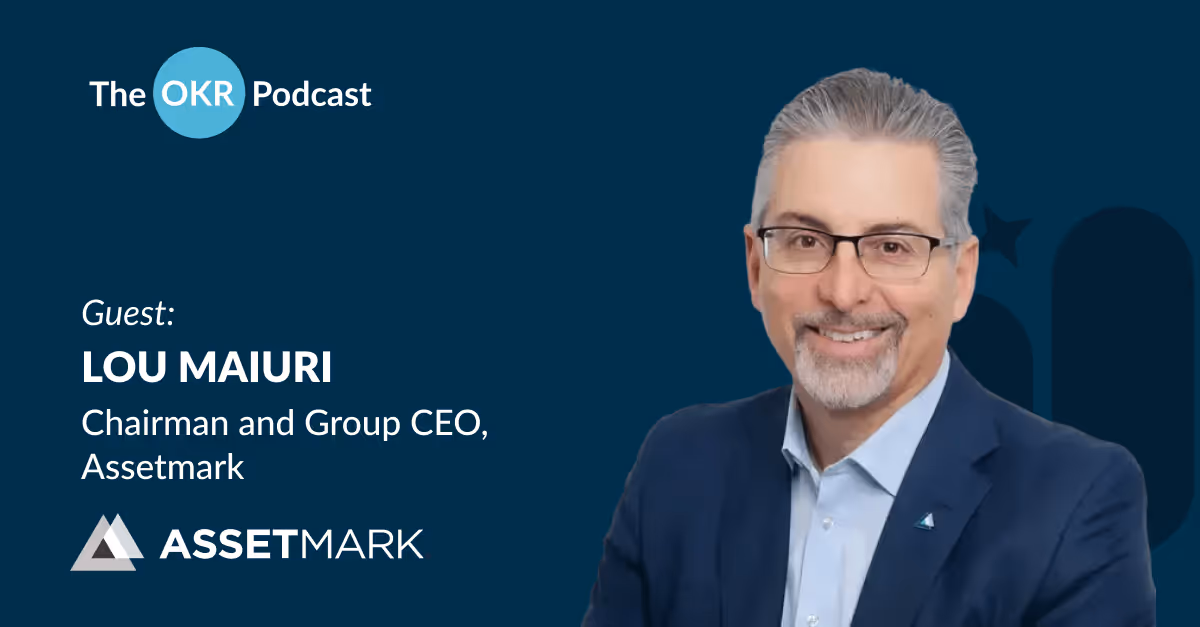 Lou Maiuri - the okr podcast cover