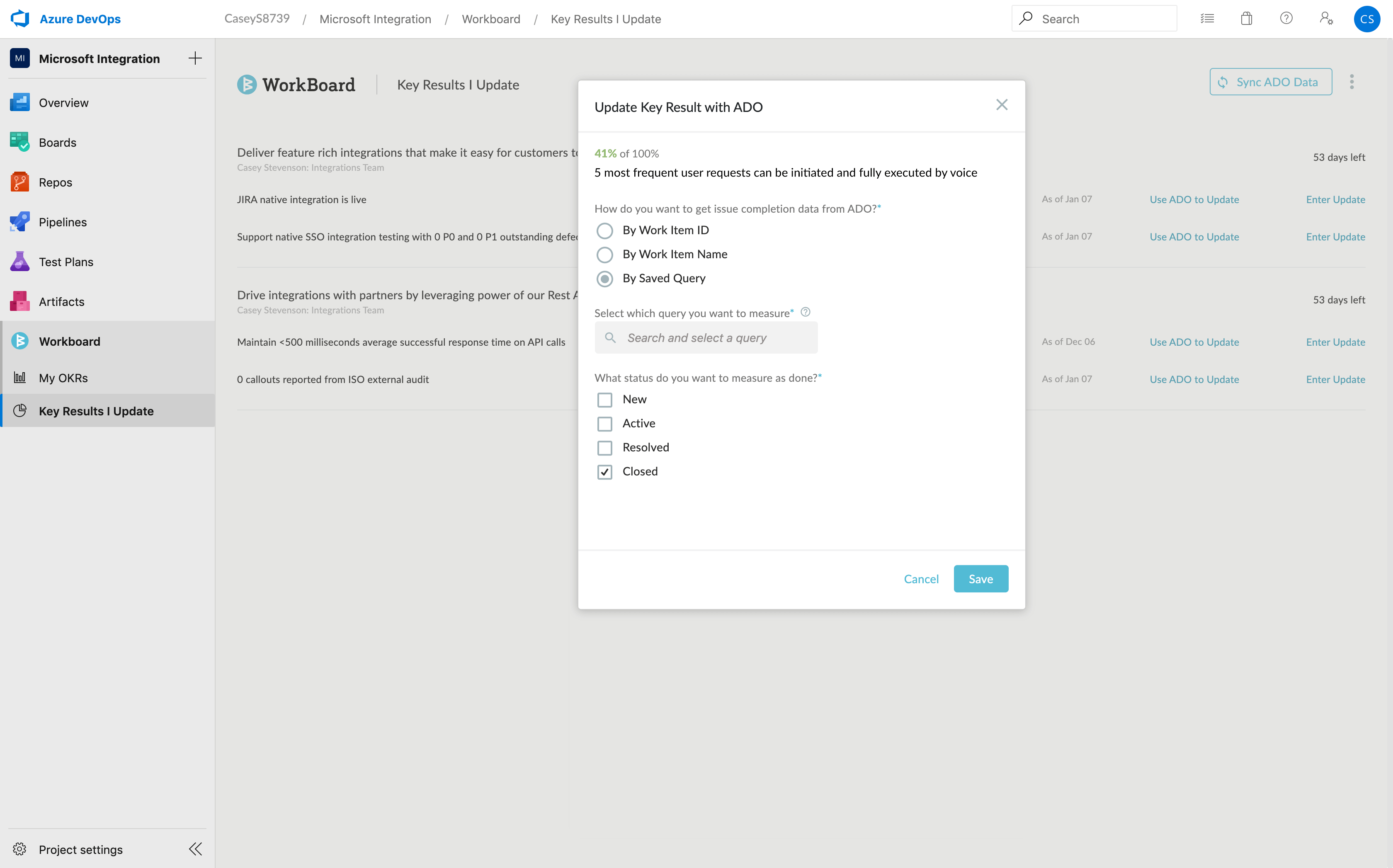 azure devops integration