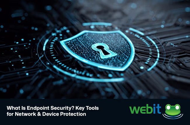 IT security agent working on his powerhouse software.