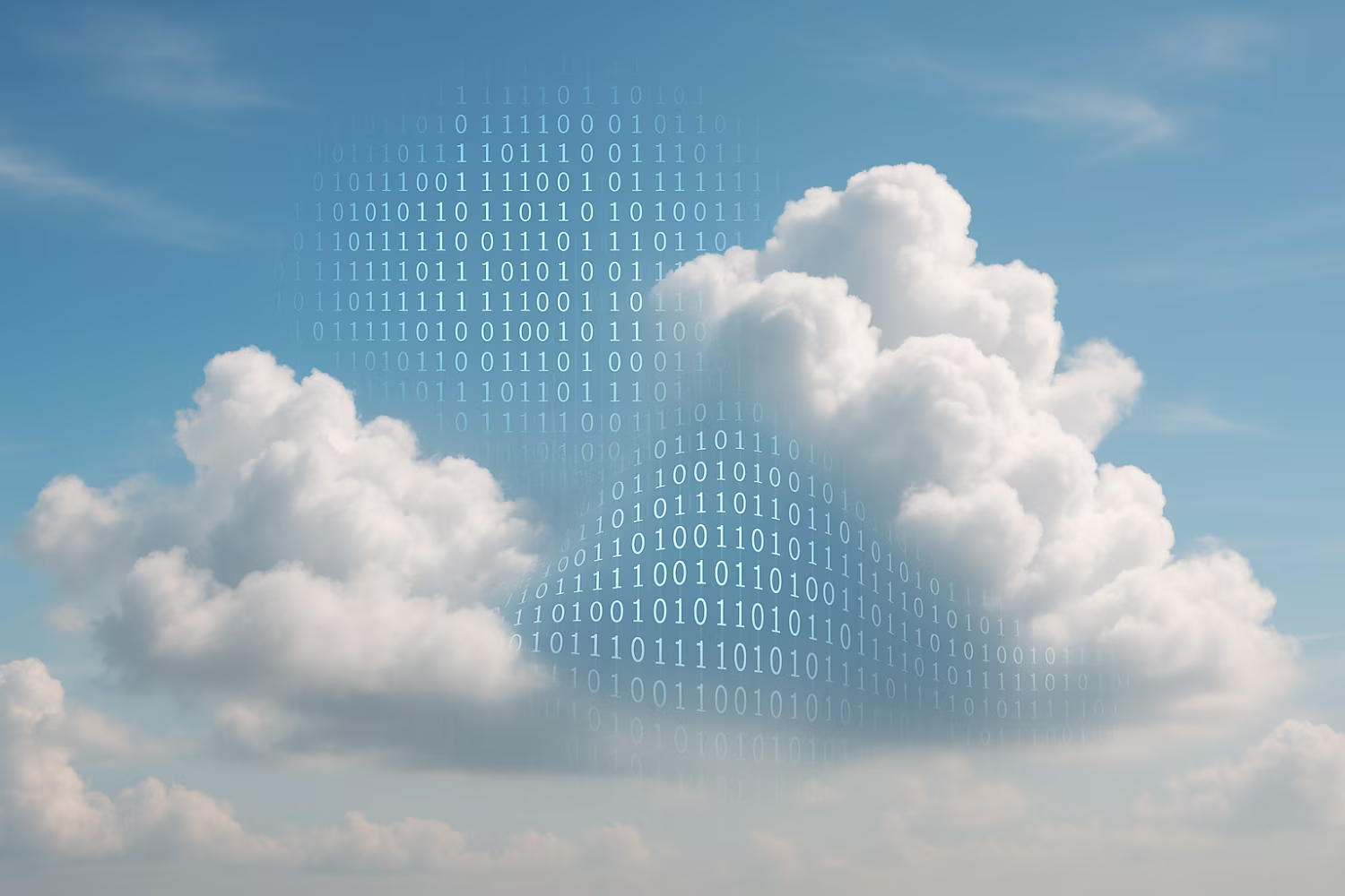 Hybrid cloud blending with nature