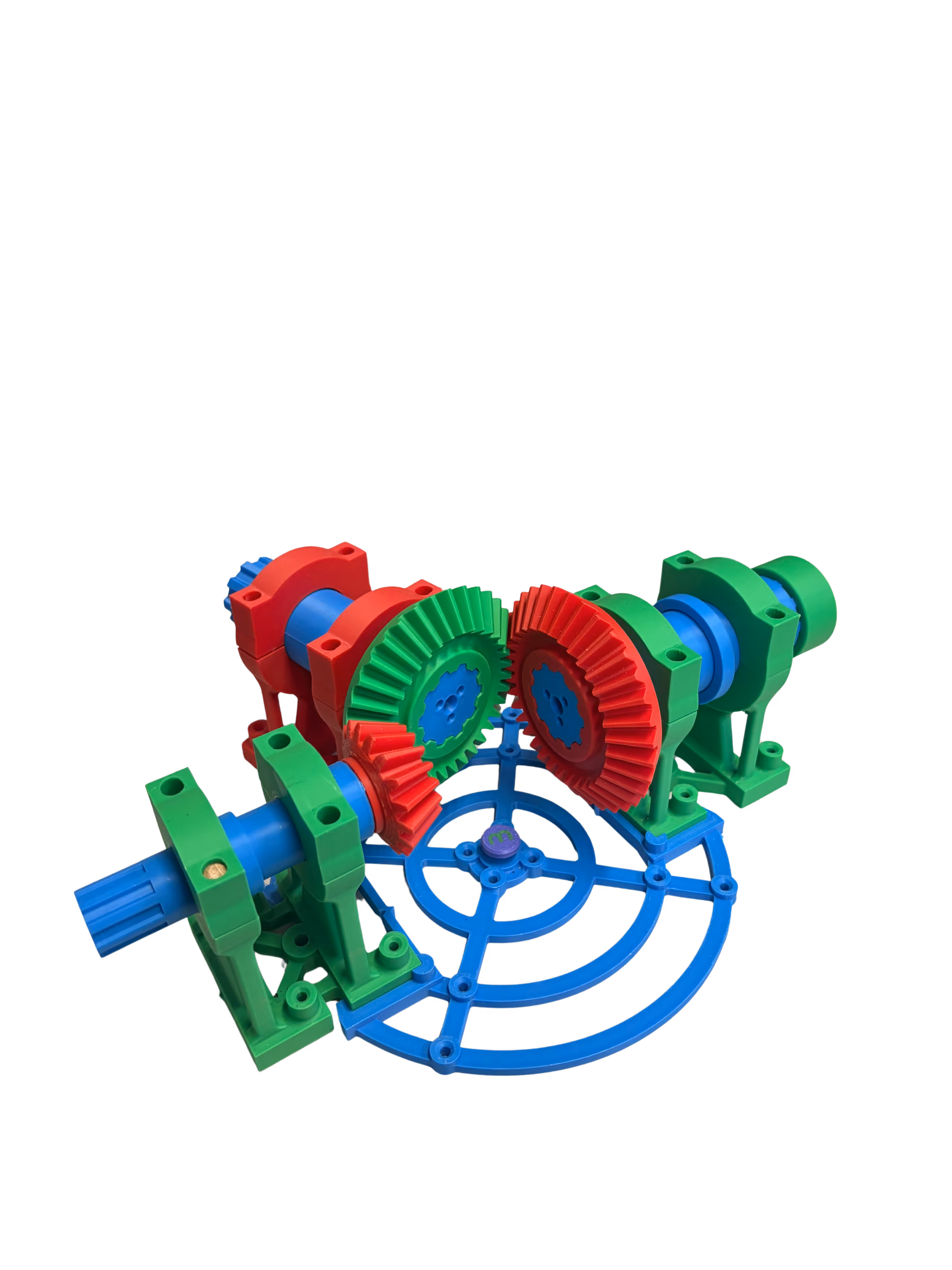 3D gedruckter Prototyp eines Kegelradgetriebes