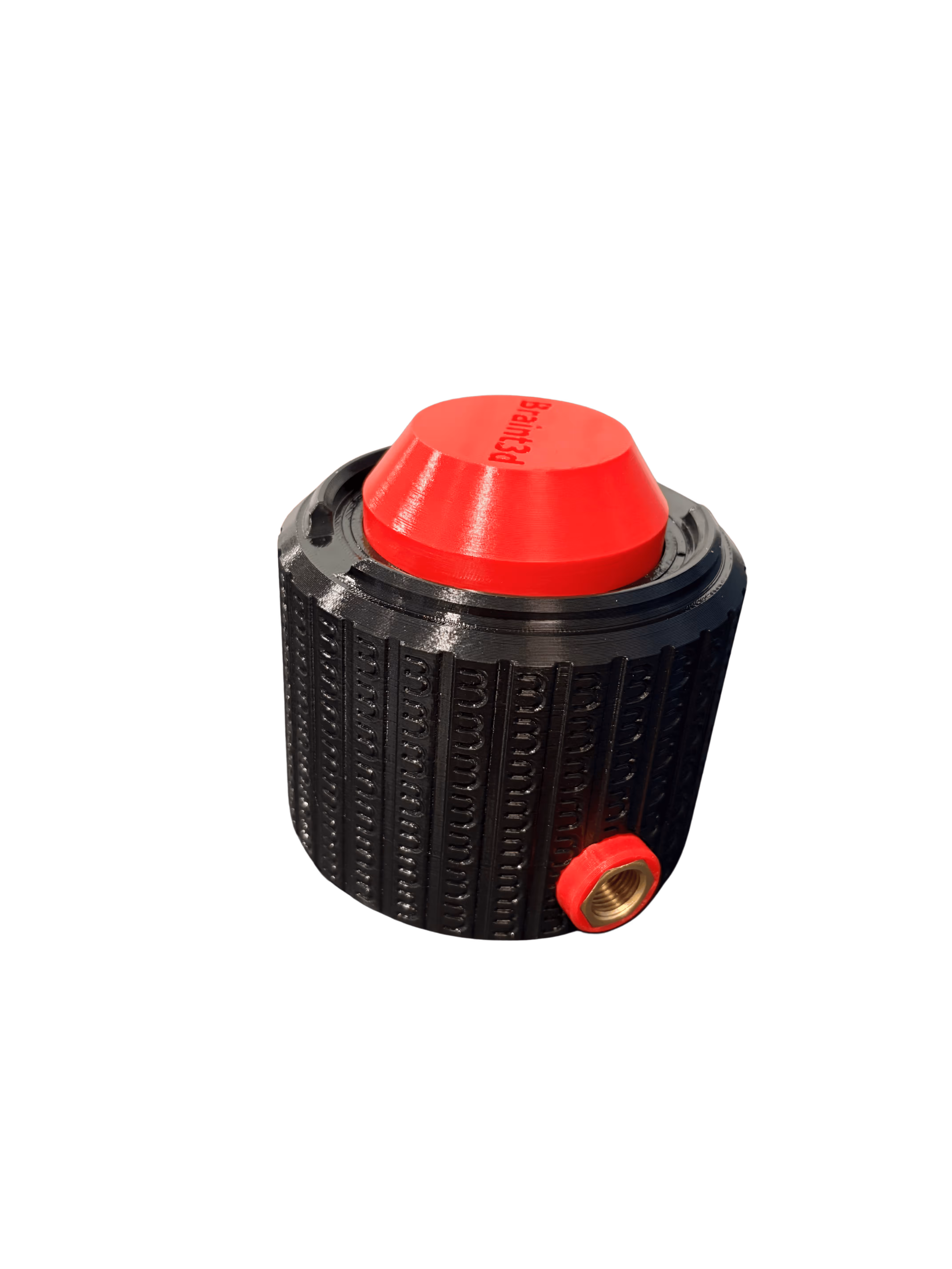 3D gedruckte Vorrichtung zur Fixierung einer Dichtung mit integrierten Druckluftkanälen zur Erzeugung eines Vakuums