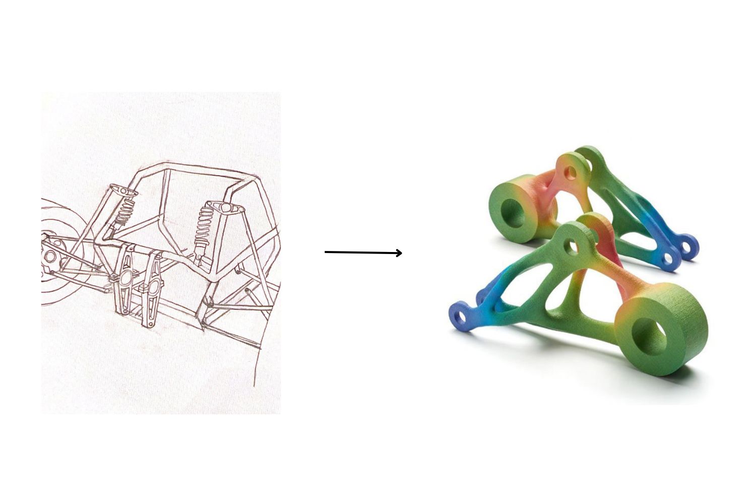 Designer begutachtet eine 3D gedruckte Vase