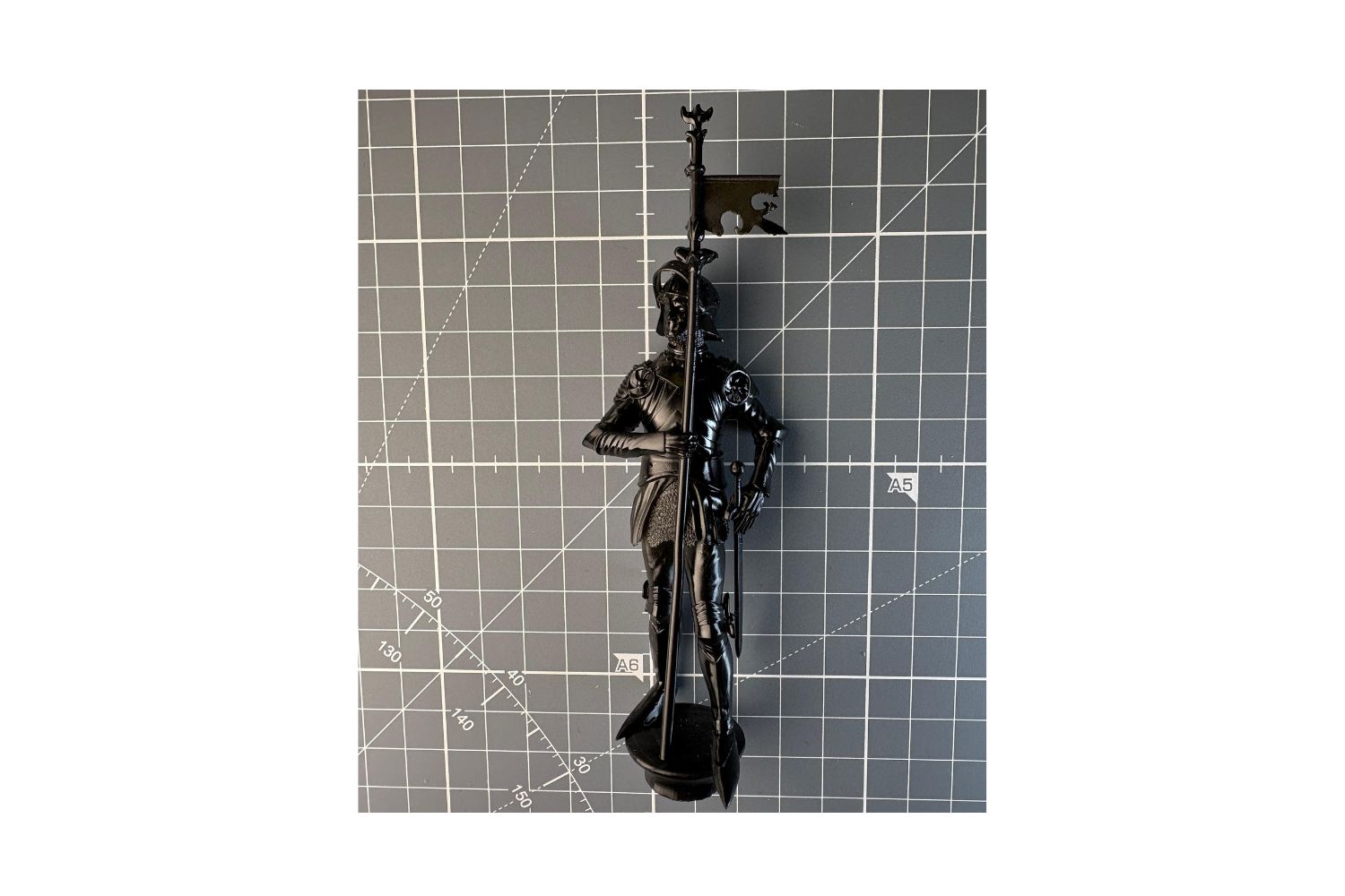 Ritter unbearbeitet 3D-Druck