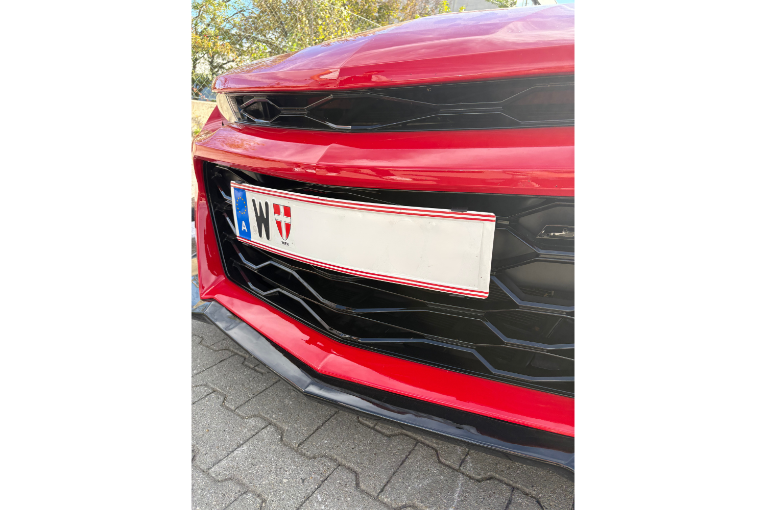 Kennzeichenhalter mit Twist-and-Lock für Chevrolet Camaro