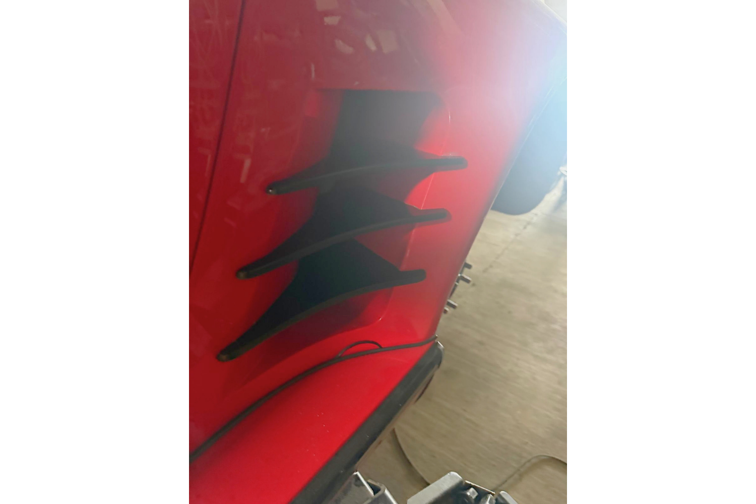 Aerodynamik-Finnen für einen Porsche RUF