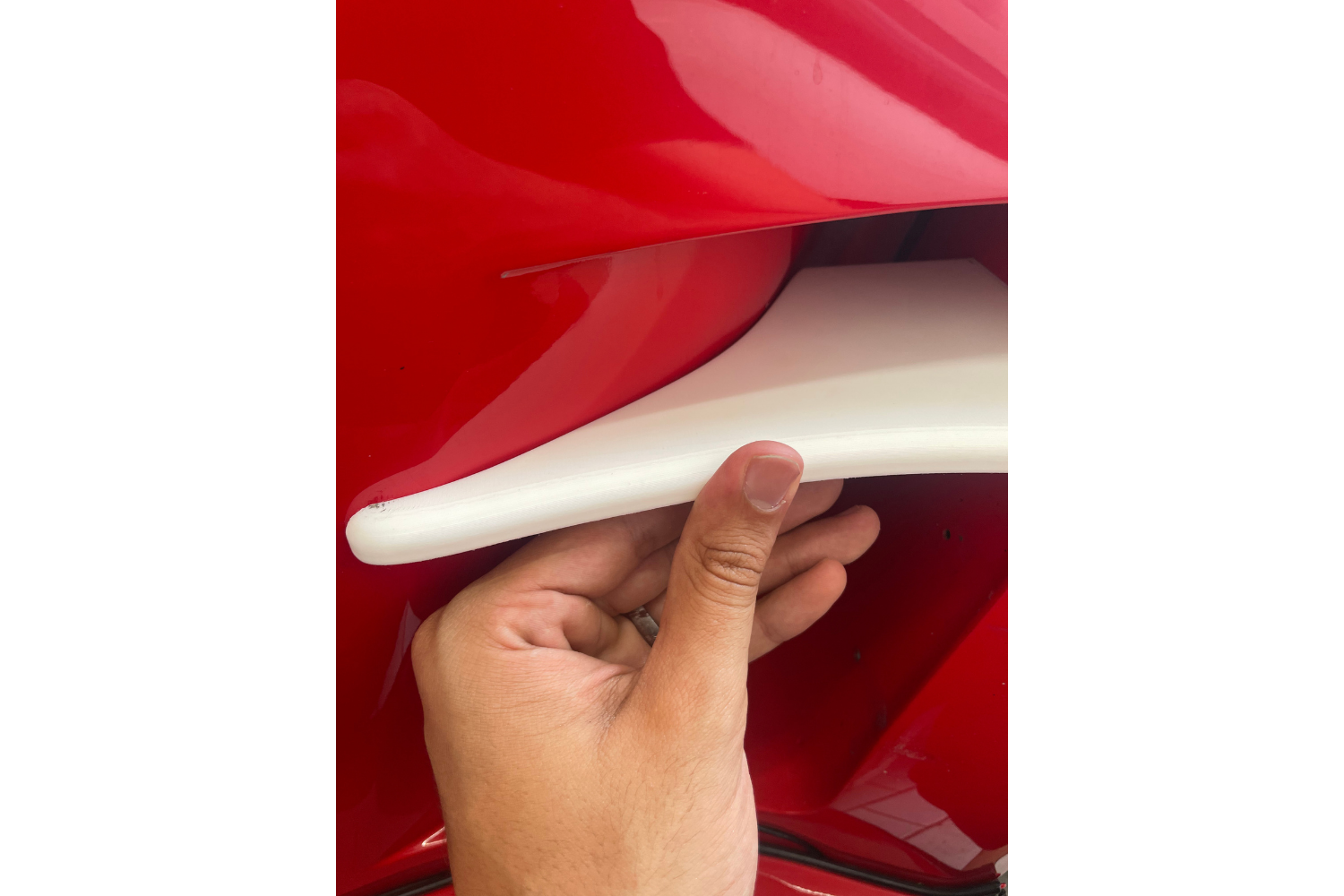 Aerodynamik-Finnen für einen Porsche RUF