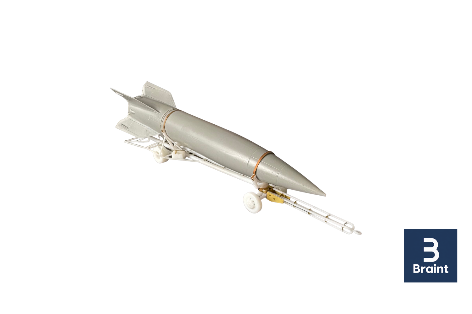 Raketenmodell im Maßstab 1:87