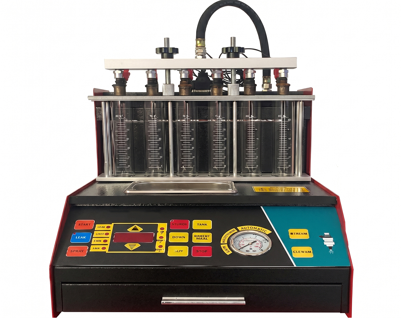 Injector cleaning bench