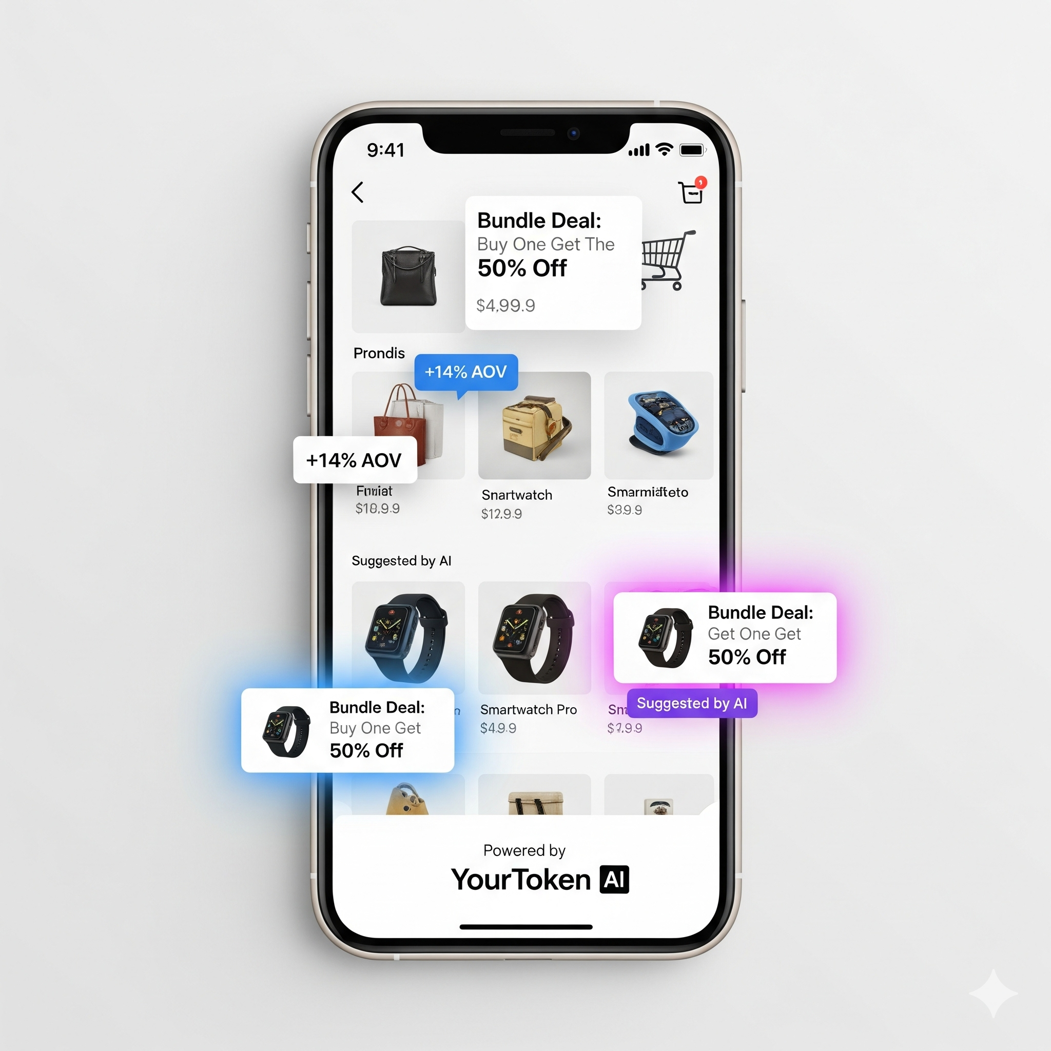 [interface] mobile device displaying financial app interface