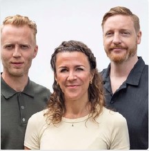 Shiftic - Sveinung Skaalnes (COO), Bella Funck (CEO), Marcus Woxneryd (CPO)