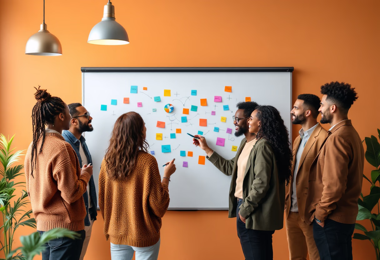 image of content management strategy session