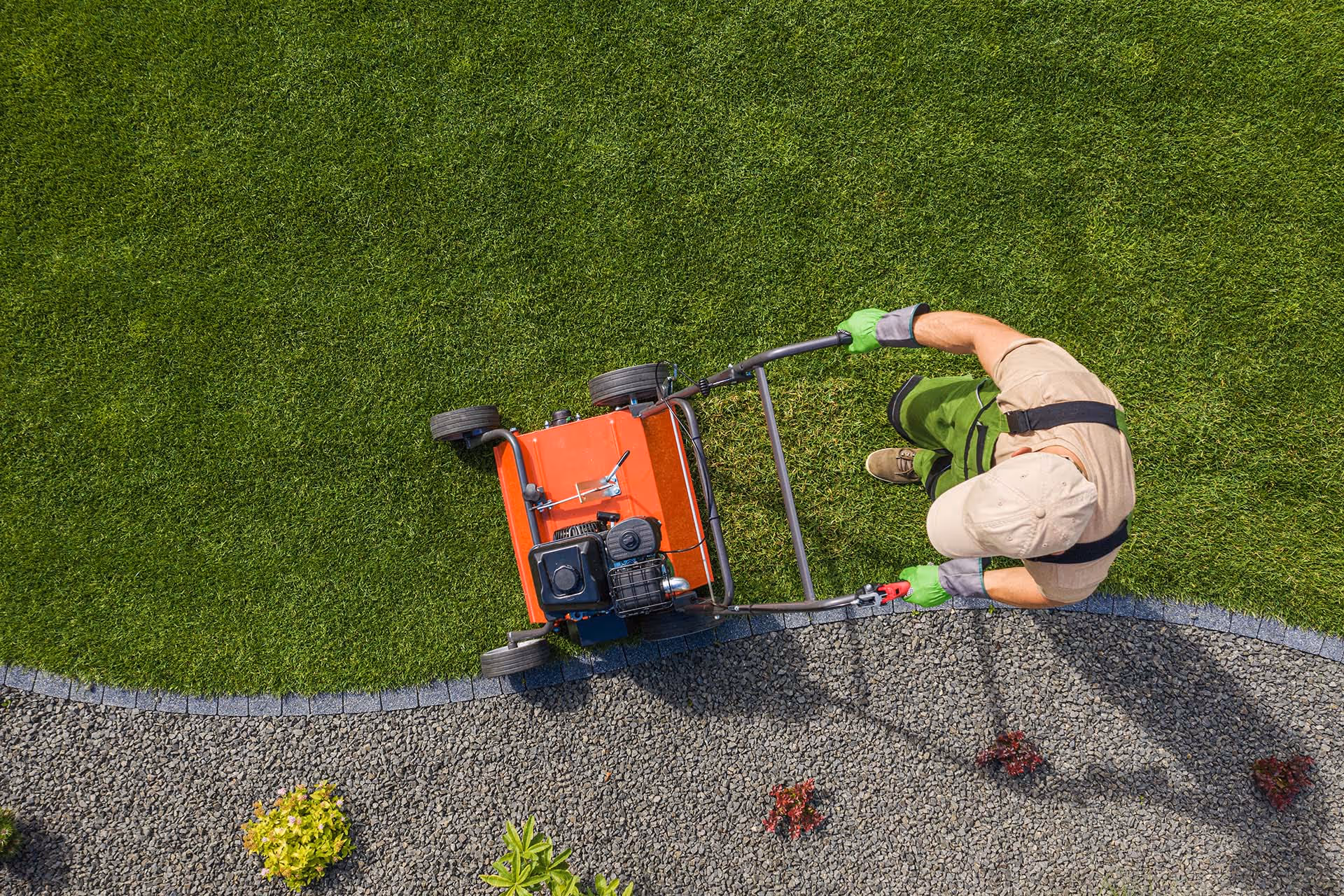 lawn aeration service for stronger roots by Eden Landscaping LLC Charlotte