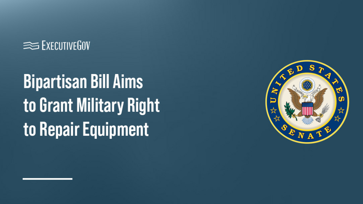 Bipartisan Bill Aims to Grant Military Right to Repair Equipment