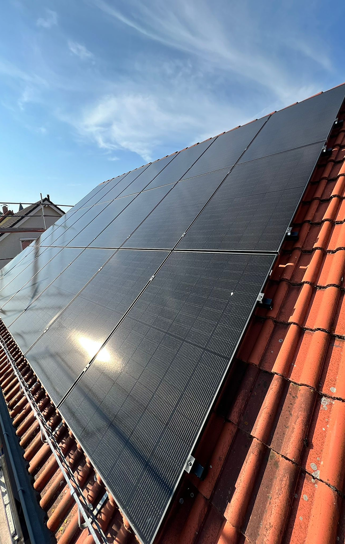 PV-Anlage auf Wohnhausdach
