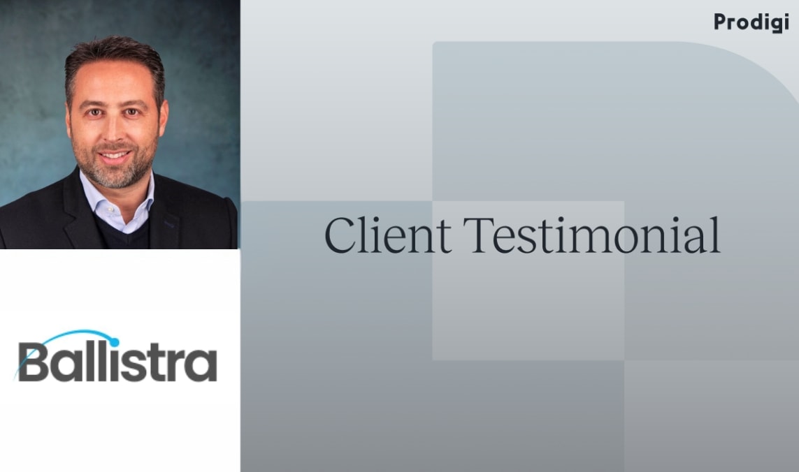 Ballistra Group Client Testimonial Video|Prodigi Client Testimonial: Ballistra Group
