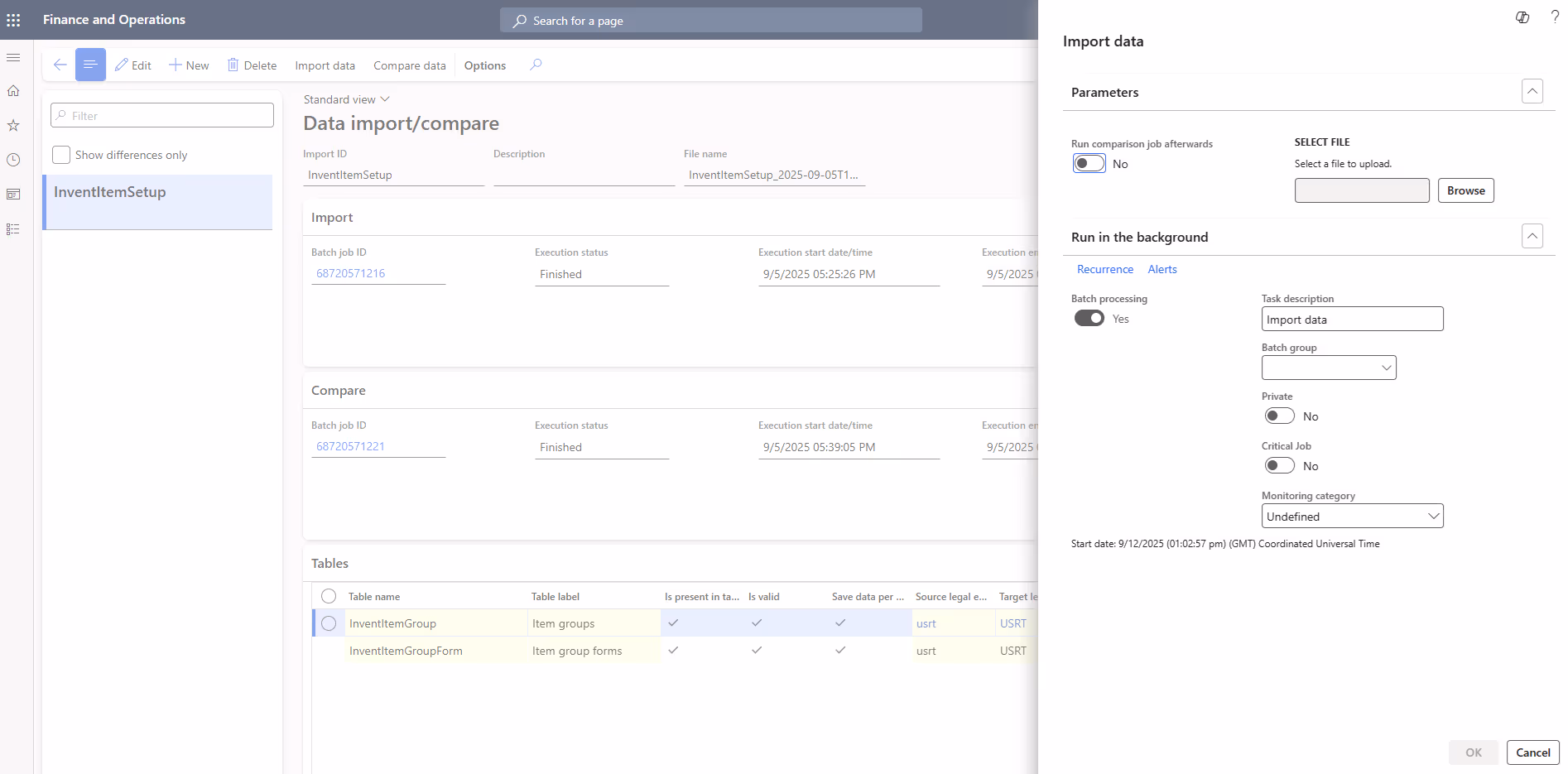 data import - full view