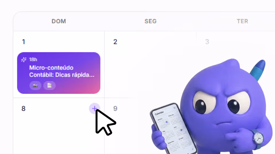 Agende suas publicações