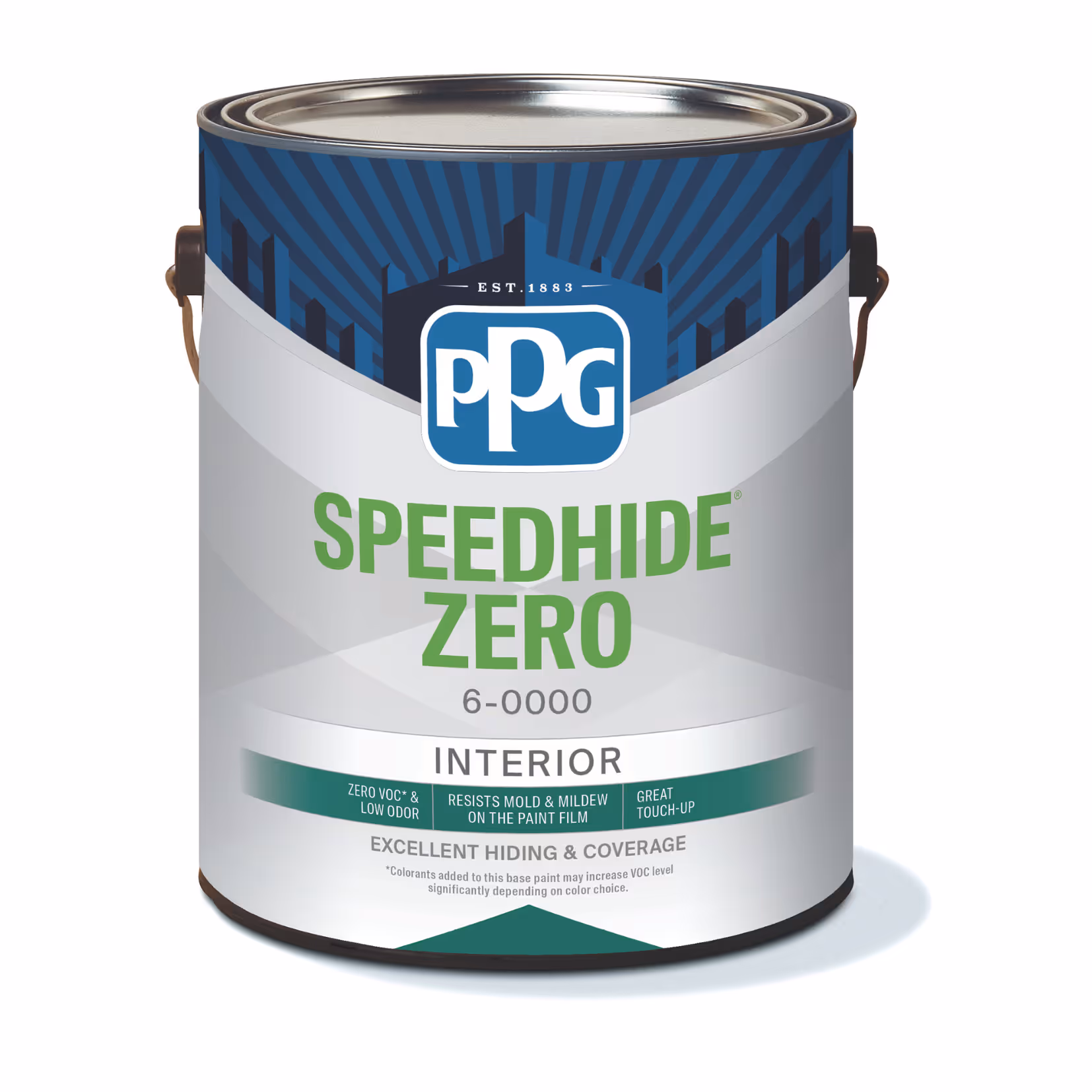 PPG Speedhide Zero 6-000 Inteior as sold by Zoerner Paints Plus in Covington, LA. Now delivering also to Mandeville, Madisonville, Abita Springs, Hammond, and surrounding areas.