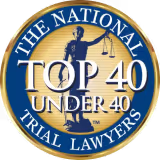 National Top 40 Under 40 Trail Lawyers Badge