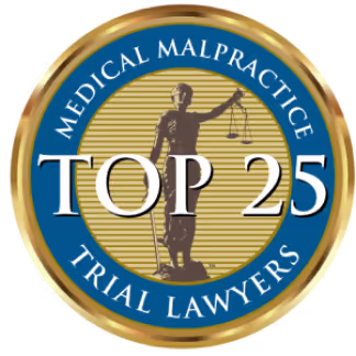 Top 25 Medical Malpractice Trail Lawyers Badge