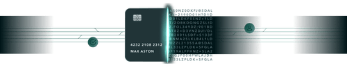 Credit card with cryptography