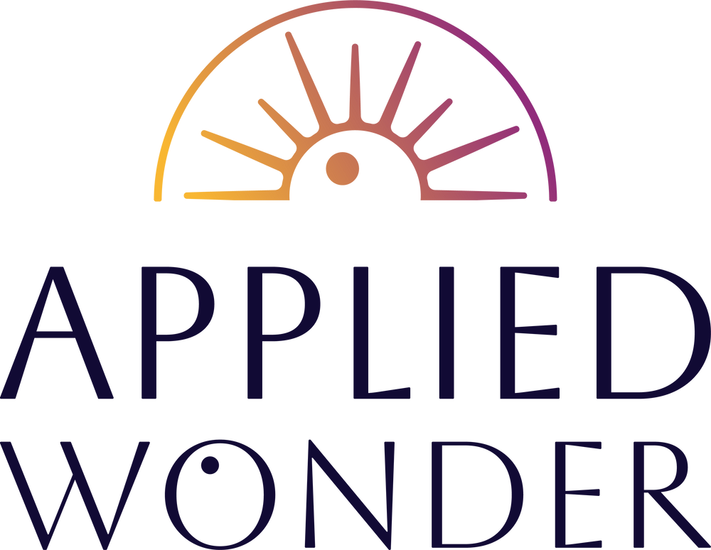 Applied Wonder logo sunset orchid