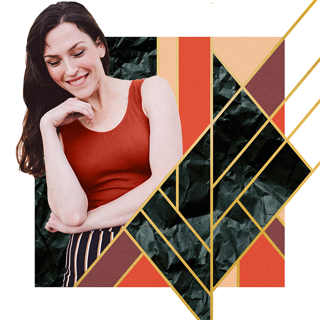 Doctor Wise 'Anything but Generic' campaign featuring a Wise Woman in a confident lifestyle portrait with geometric brand elements social post