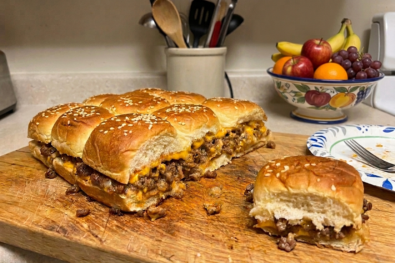 Easy, 30-Minute Cheeseburger Sliders