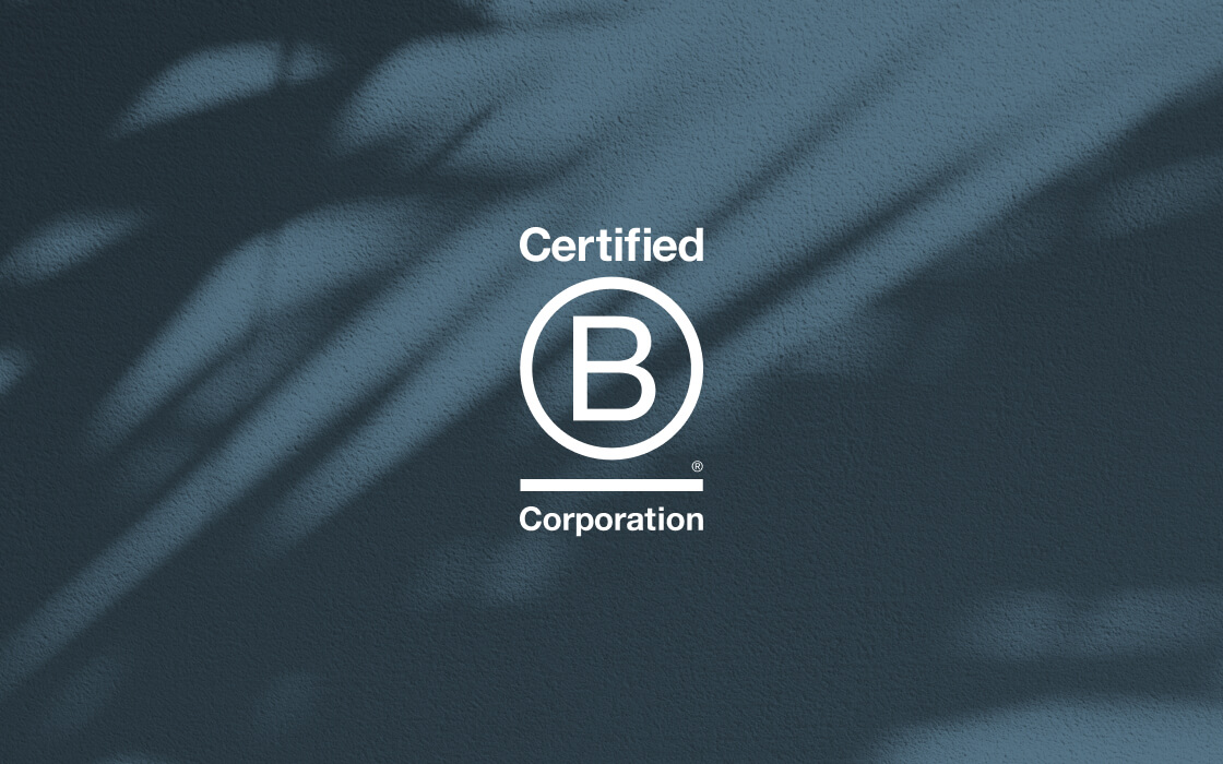 Certified B Corporation™ logo, highlighting Cornerstone Financial Planning’s verified commitment to social and environmental responsibility.
