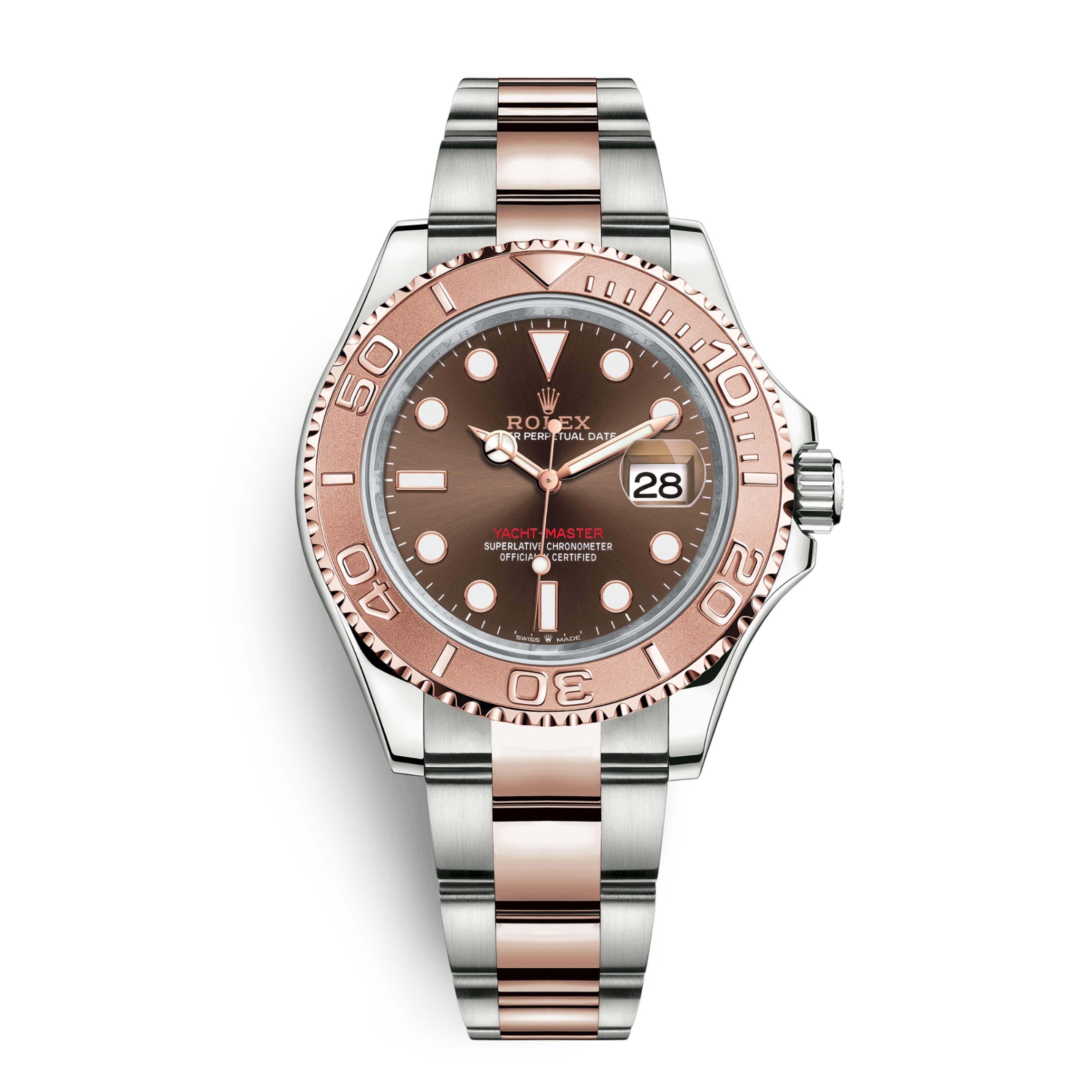 Yacht-Master Rose Gold & Steel Brown Dial 40mm