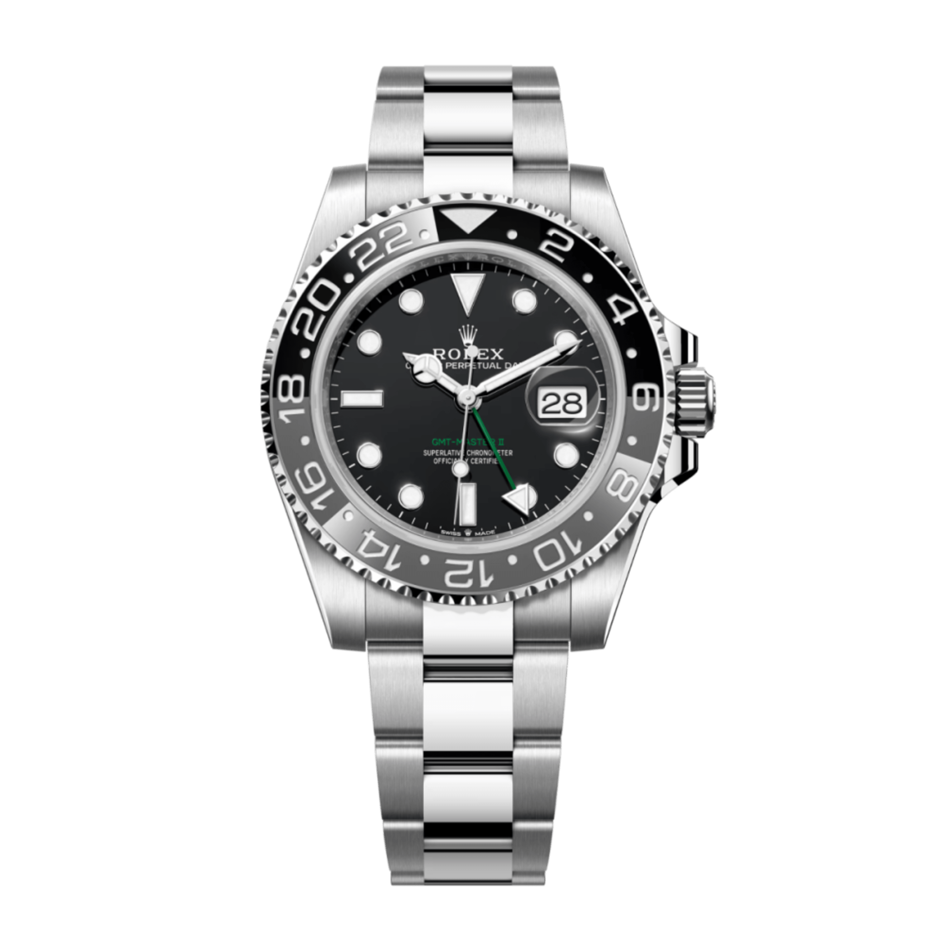GMT-Master II "Bruce Wayne" Steel Black Dial 40mm