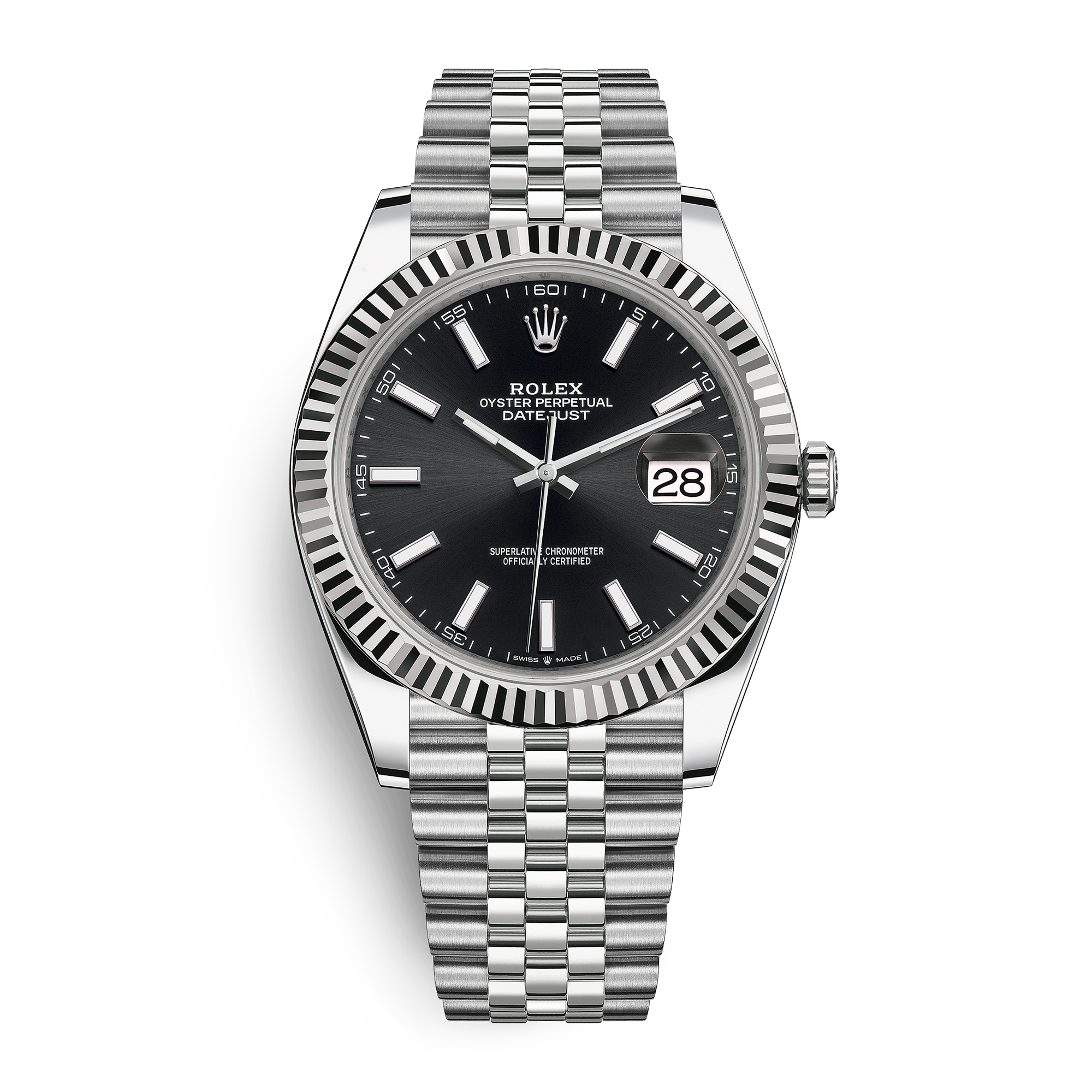 Datejust Steel Jubilee Black Dial 41mm
