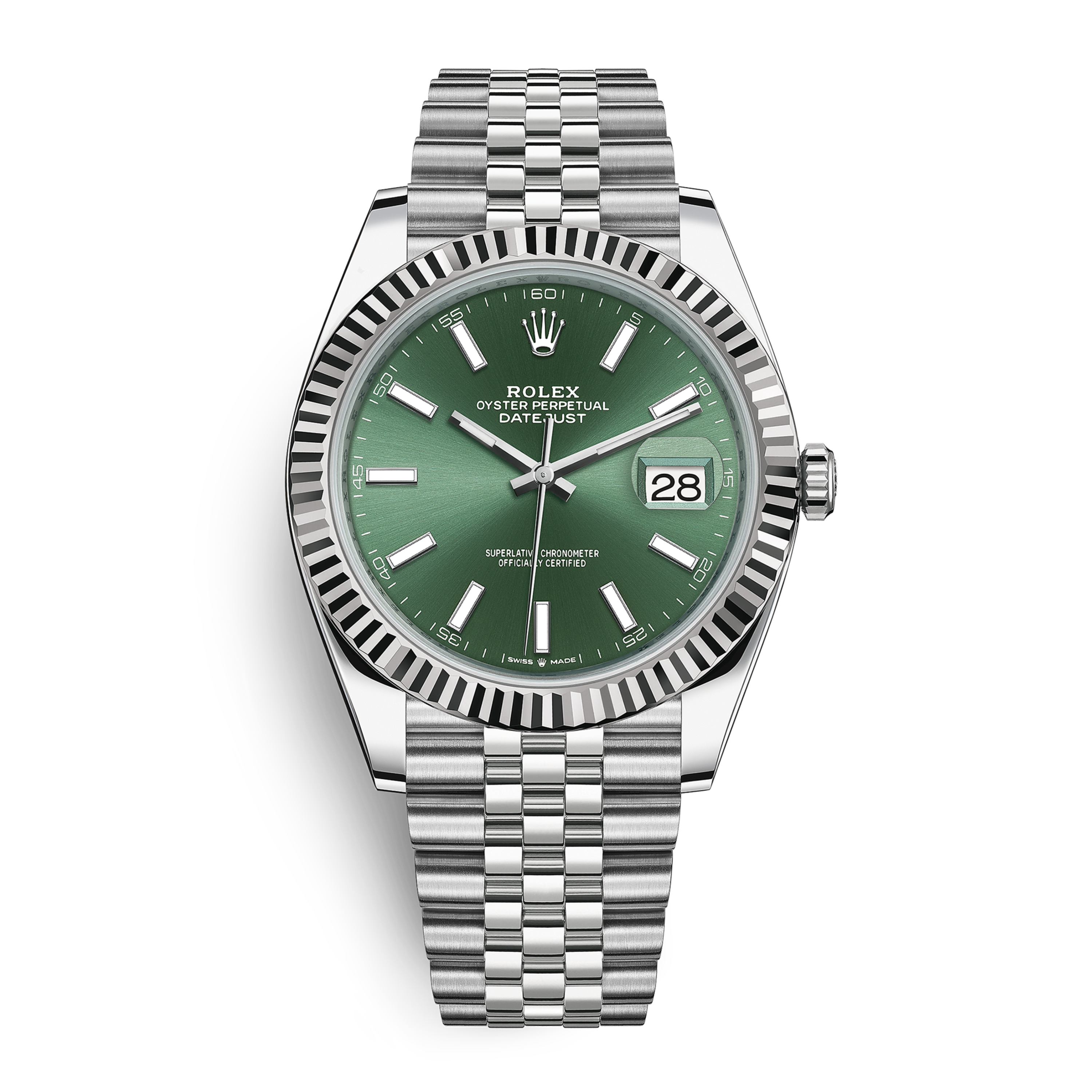 Datejust Steel Jubilee Green Dial 41mm