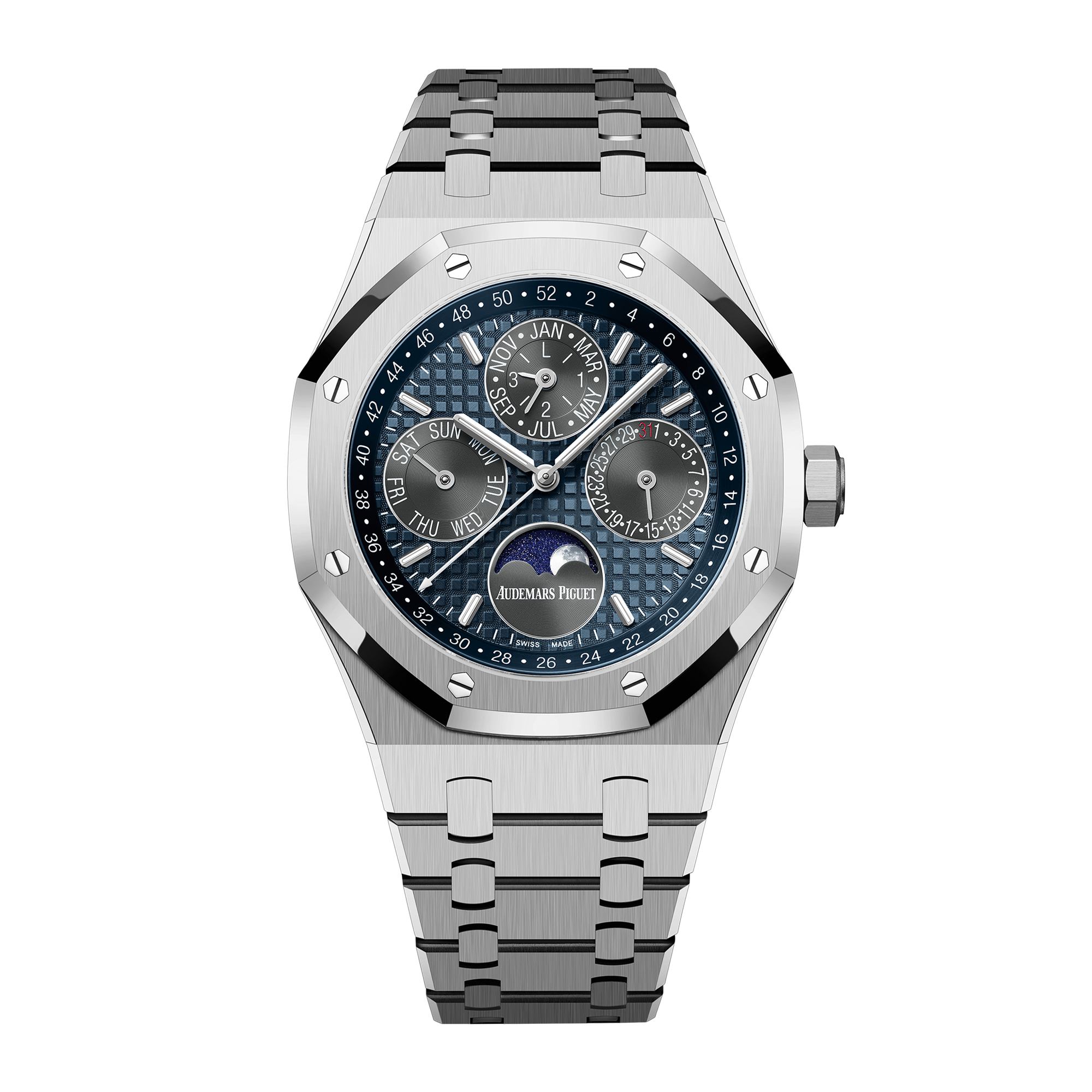 Royal Oak Perpetual Calendar Titanium Blue Dial 41mm