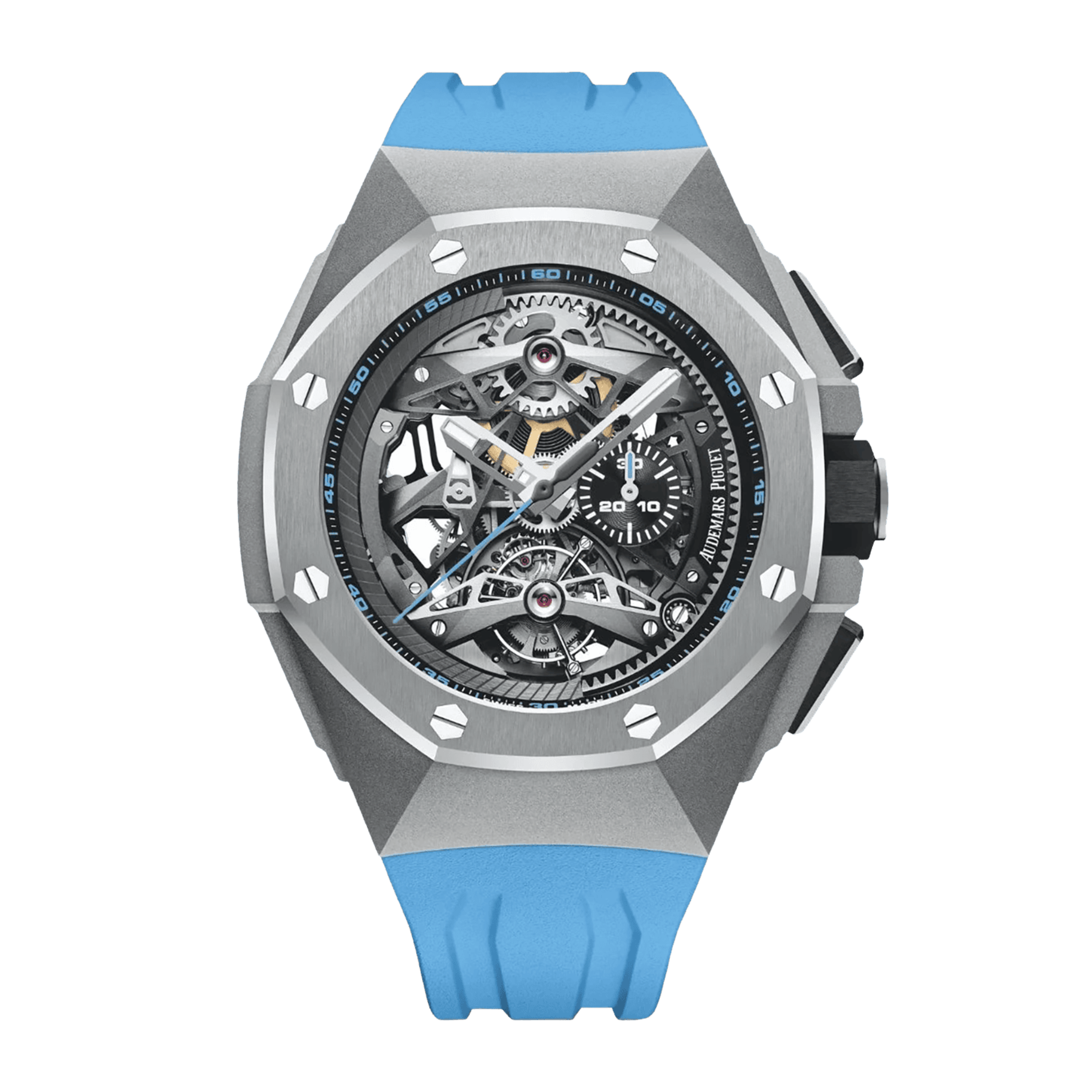 Royal Oak Concept Tourbillon Chronograph Openworked Selfwinding Titanium Skeleton Dial 44mm