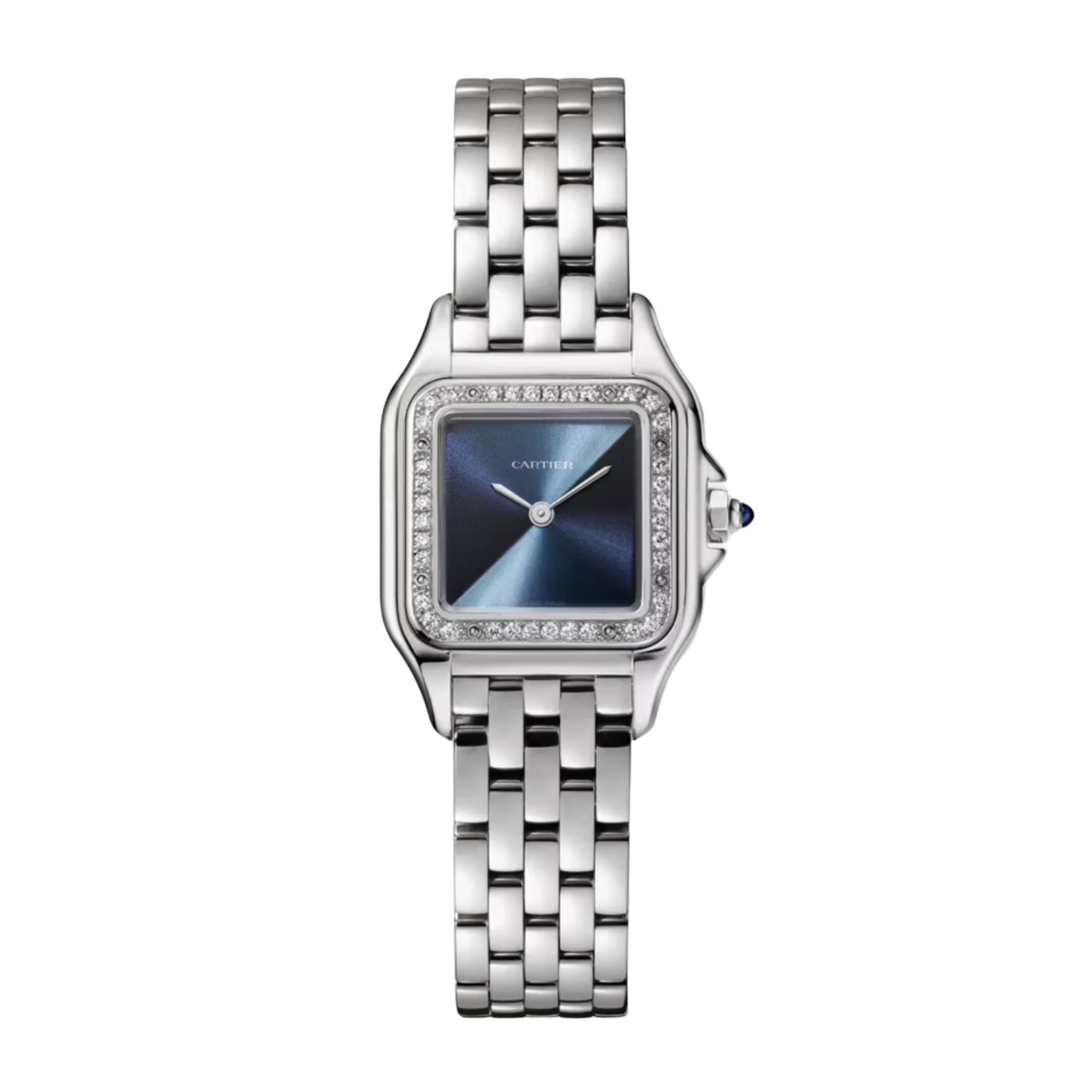 Panthère de Cartier Steel Diamond Blue Dial 22mm