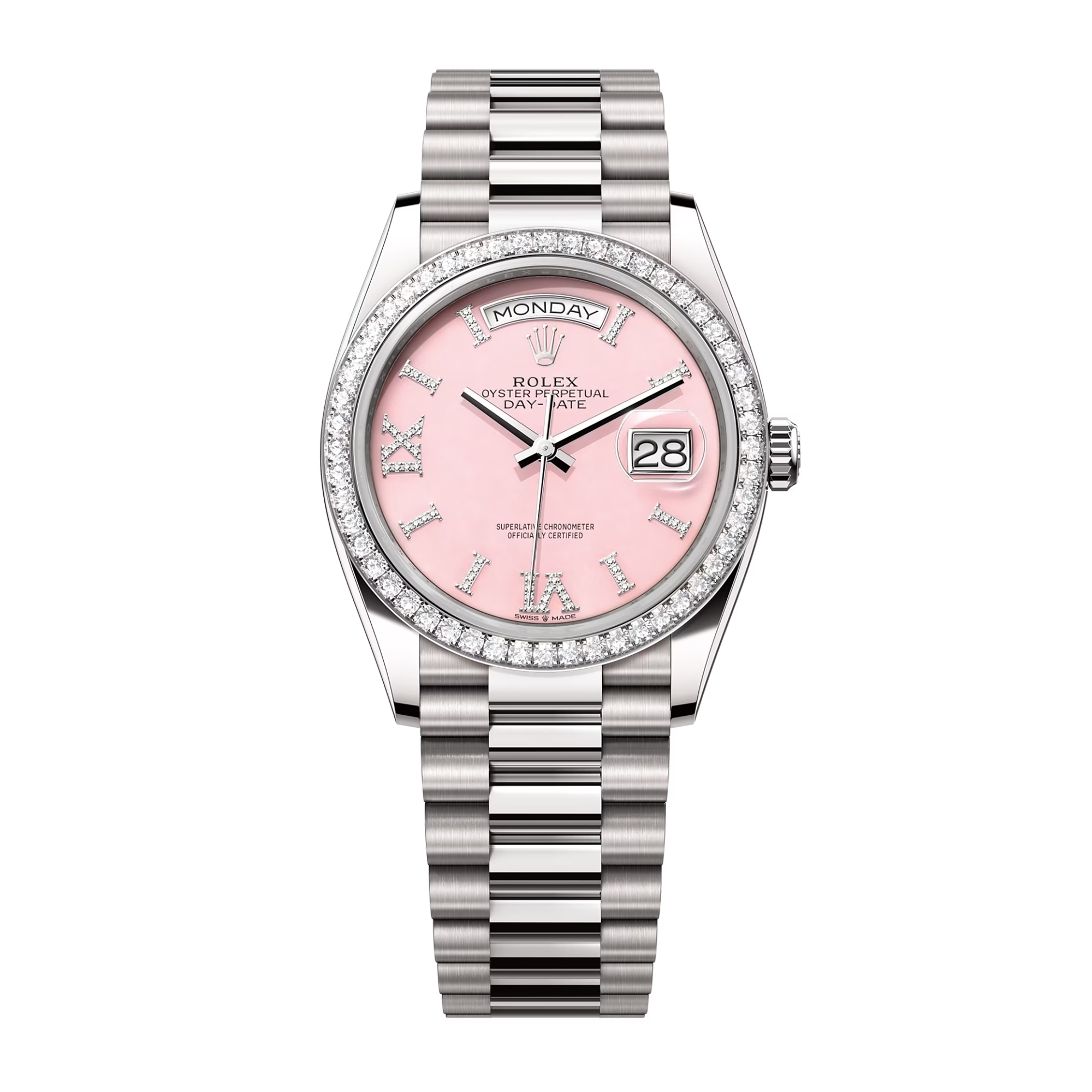 Day-Date White Gold Pink Dial 36mm