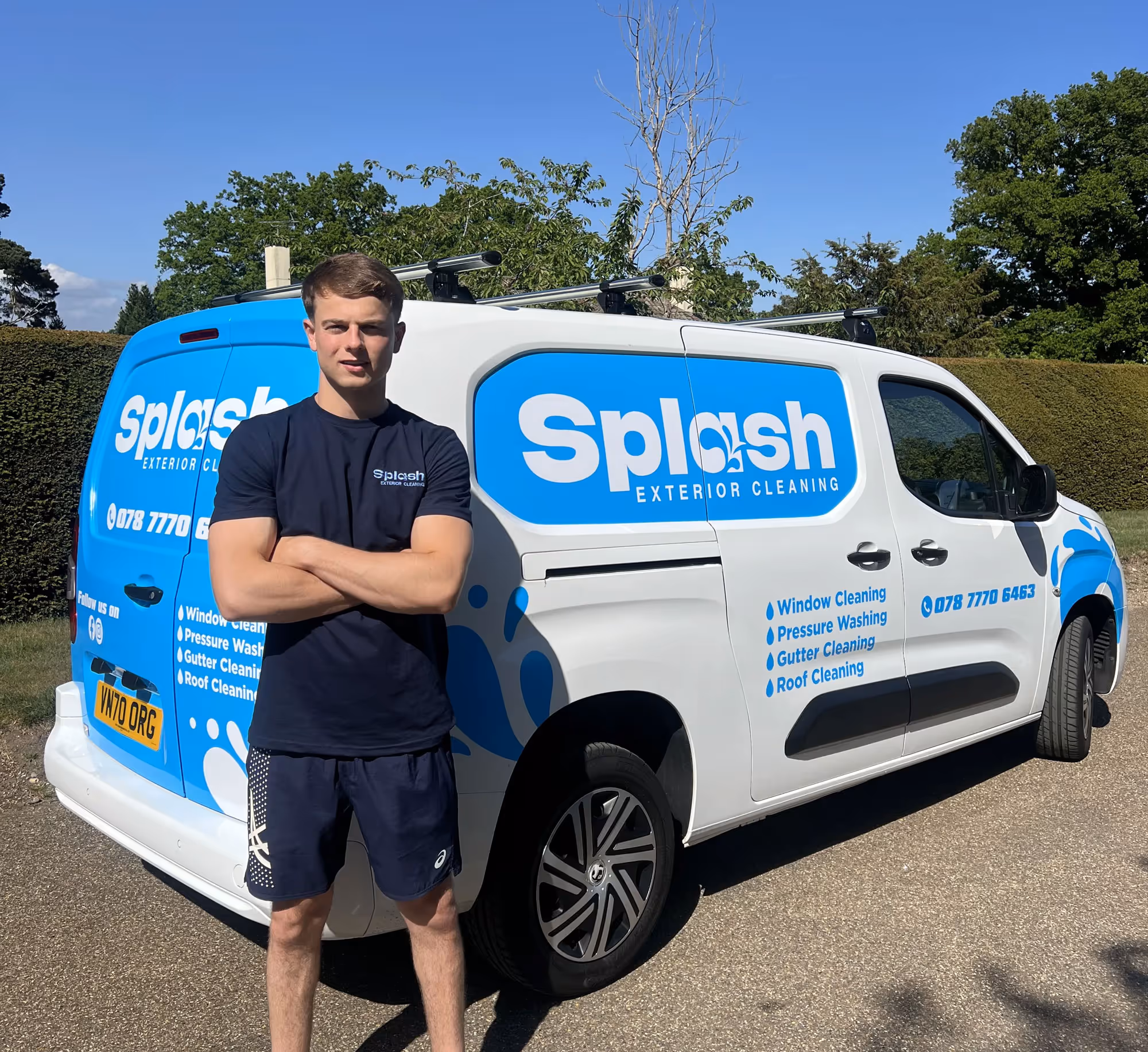 Lewis from Splash Exterior Cleaning.