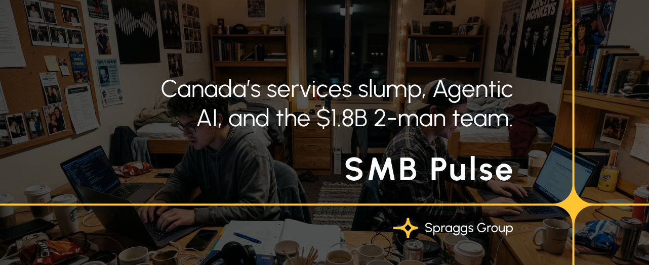 The services sector is stalling, but AI isn't. Inside: The step-by-step sales automation and the $1.8B story you need to read.