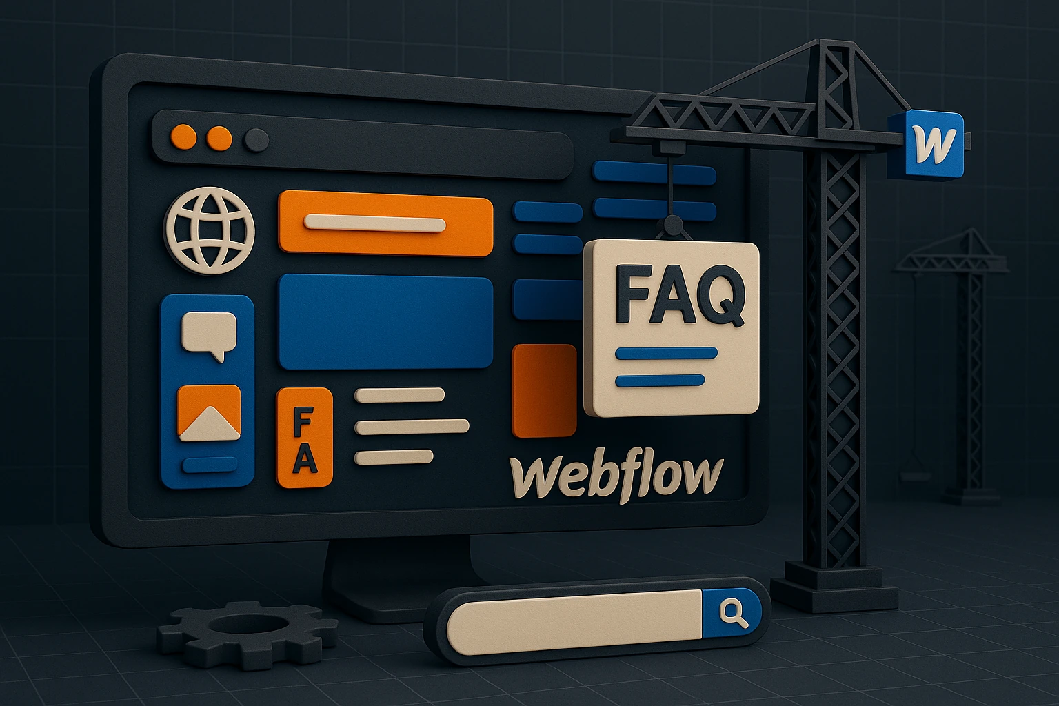 Un site internet en cours de construction