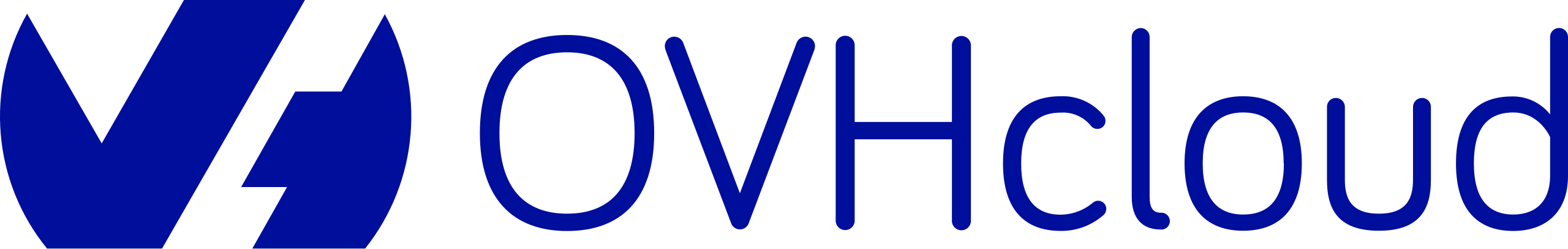 Le logo complet de OVH cloud